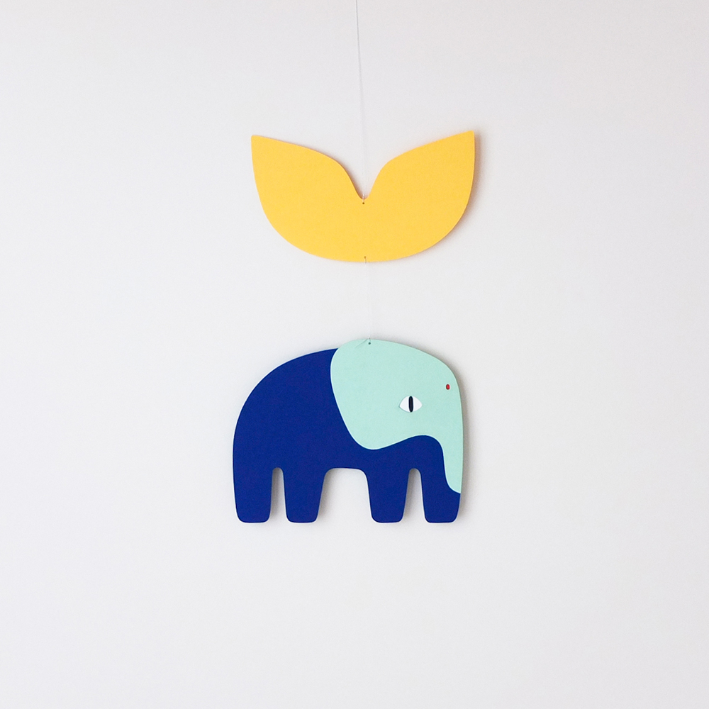 Blaise elephant paper mobile Tricot by Tricot / Papier Mobile